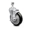 Service Caster 5 Inch Black Polyurethane Wheel Swivel 1/2 Inch Threaded Stem Caster with Brake SCC-TS20S514-PPUB-BLK-TLB-121315 - alternate 1